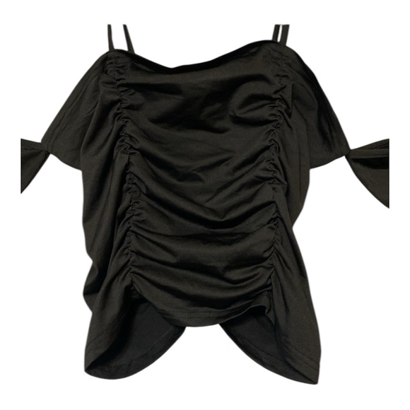 SHEIN Cold Shoulder Crop Top - Picture 4 of 6